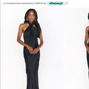 Show me your Mumu Jasmine halter maxi dress